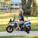 12V Battery-Powered Ride-On Motorcycle for Kids with Training Wheels and 3 Speed Options