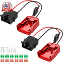 Milwaukee 18V Battery Adapter for Power Wheels | Set of 2 - 12V Ride-On Toy Batteries