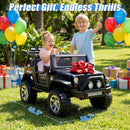 24V 4WD Electric Truck with 800W Motors, Dual Seating, Remote Control, Flower Design