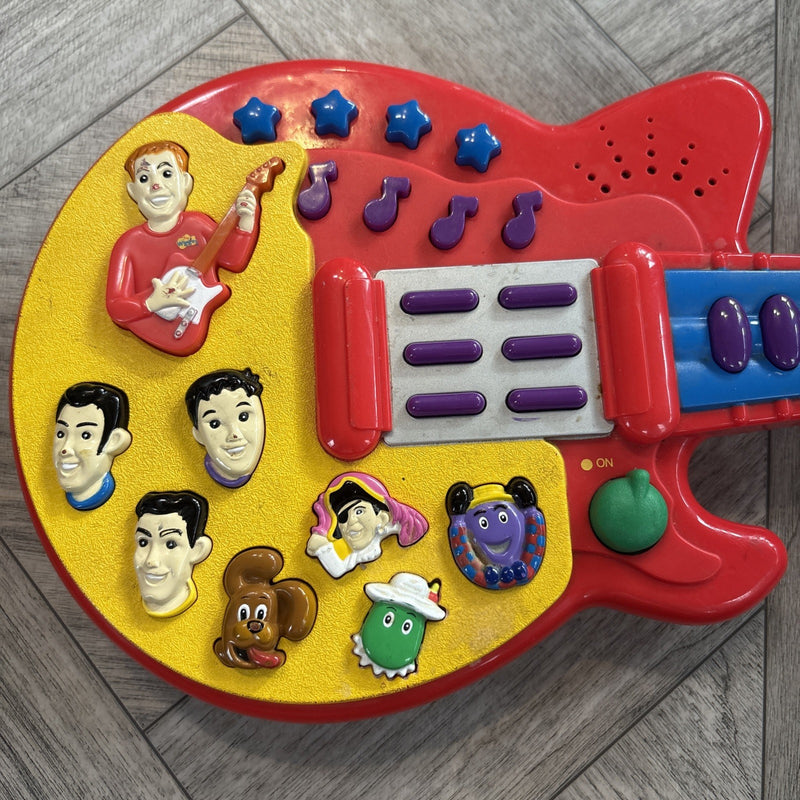 Play-Along Musical Guitar Toy with Touring Party Songs 2003 Red Spin Master