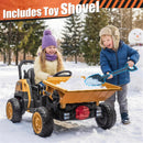 24V Electric Dump Truck Ride-On Toy for Kids with 4WD and Remote Control