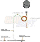 GlowShift 7-Color Transmission Temperature Gauge Kit - 2-1/16" (52mm)