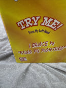 2001 Gemmy Vintage Kung Fu Dancing Hamster with Nunchucks in Black Gi