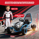 24V 400W Children's Electric Drift Go-Kart with Roll Cage, Safety Harness, and Bluetooth