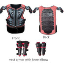 Kids Motocross Body Armor Back Protector Ride-On Horse Toy for Ages 4-15 Years