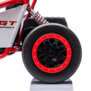 24V Kids Electric Drift Go Kart with Music and 5-Point Safety Belt, Speeds up to 7.5 MPH