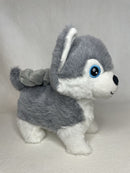 Interactive Plush Dog Companion with Leash, Barks, Wags Tail, and Walks