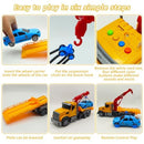 2.4GHz Kids' Remote Control Tow Truck – RC Log Truck with Race Car, 4-in-1