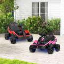 Pink Electric UTV for Big Kids with 12V Battery and Remote Control