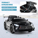 Licensed Mercedes-AMG GT3 Kids Ride-On Car with Remote Control and 3 Speed Settings