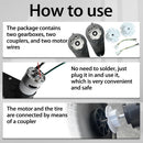 Fast 18V Gearbox 40000 RPM for Power Wheel Motor Enhancement - Blue