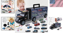 Compact Vehicle Playset with 12 Die-Cast Cars for Ages 3-7