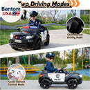 Bluetooth-Enabled Police Car Ride-On for Toddlers