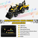 Versatile 3-in-1 Electric Excavator for Kids with 12V Rechargeable Battery & Dual Modes