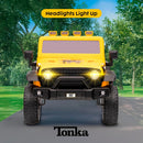 Tonka - 12V Electric Jeep for Kids with Rechargeable Battery and LED Lights