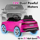 INFANS Pink Audi SQ8 Ride-On Vehicle for Ages 3 and Up