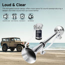 Chrome 12V Air Horn Kit for Trucks and Trains