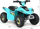 Blue Electric Ride-On ATV for Kids with Comfort and Safety Features