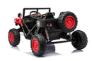 36V Electric Off-Road Military Jeep Toy for Kids - 2-Seater Dual Drive Vehicle