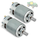 12V Motor Upgrade for Children's Ride-On Vehicles, Set of 2 | Gearbox Compatible with Po