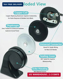 12V Universal Dual Tone Electric Car Horn - Super Loud and Waterproof