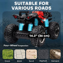 Aosom 12V Children's Electric ATV Quad Ride-On Vehicle 5 MPH Red