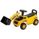 Toddler Ride-On Excavator with Under-Seat Storage Bulldozer