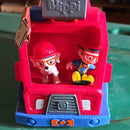 Blippi Interactive Fire Truck Toy with Figures and Sound Effects