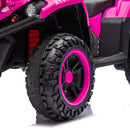 24V 80W Children’s Off-Road ATV with Non-Slip Tires, LED Illumination, Bluetooth Connectivity, and Storage Compartment