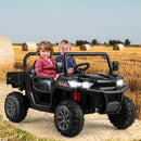 12V Electric Dump Truck with Functional Bed, Safety Belt, and Secure Doors