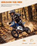 KerryYoo C11 24V 250W Blue Electric Dirt Bike for Kids