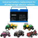 FACJOYMOOU 12V Battery Compatible with Peg Perego John Deere Gator and Polaris Gaucho