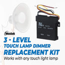 Westek 6503HBLC Indoor 300-Watt Touch Dimmer with 3 Brightness Levels