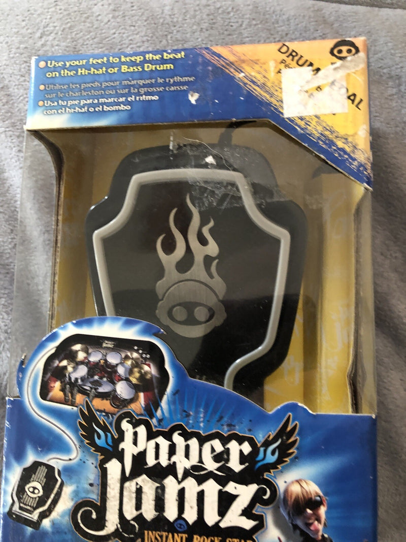 Wow Wee Paper Jamz Drum with Pedal Instant Rock Star Toy New in Box