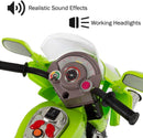 Mini 3-Wheel Electric Motorcycle with Headlights for Young Adventurers Ages 3-6