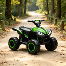 Green 12V Kids Electric ATV 4-Wheeler with Dual Motor High and Low Speed