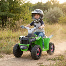 Children's 6V Battery-Operated Electric ATV with Detachable Trailer