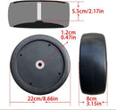 8.6''/22CM Solid Rubber Tires for Electric Drift Crazy Cart - 2 Pack