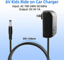6V Universal Charger for Ride-On Cars