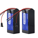 24V 5Ah Lithium Battery Set for Ride-On Toys with 29.4V 1A Charger - Pack of 2