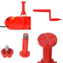 12V Electric Scissor Jack Set for Vehicles, 3 Ton Capacity, Adjustable Lift Height 5"-17"
