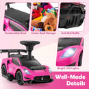 Maserati Licensed Kids Foot-to-Floor Push Car with Horn