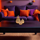Illuminated Gold Mercury Pumpkin Trio