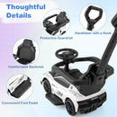 Maserati Licensed 3-in-1 Push and Ride Car for Kids