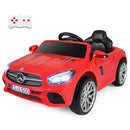 12V Kids Electric Ride-On Car with Remote Control, LED Lights, and Music for Ages 3-8