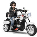 Electric Chopper Motorbike for Kids, White 6V Ride-On Toy