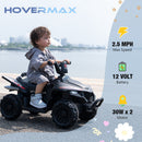 12V Kids Electric ATV, 4-Wheel Quad Ride-On for Ages 3 and Up