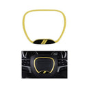 B-Style Yellow Steering Wheel Control Frame Trim for Car Interior