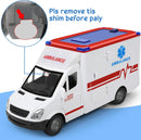 Interactive Ambulance Toy for Boys Aged 3-5 with Flashing Lights and Sound Effects