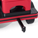 Red 2-Seater Electric Kids Train with Carriage, 12V, 2 Speed, Music, and Lights
